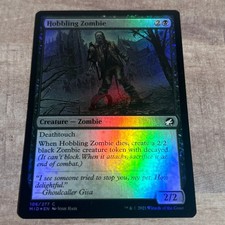 MTG Hobbling Zombie (106/553) Innistrad Midnight Hunt NM FOIL