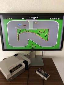 Super Sprint Nintendo Entertainment System NES 1991 TENGEN Official Racing Works