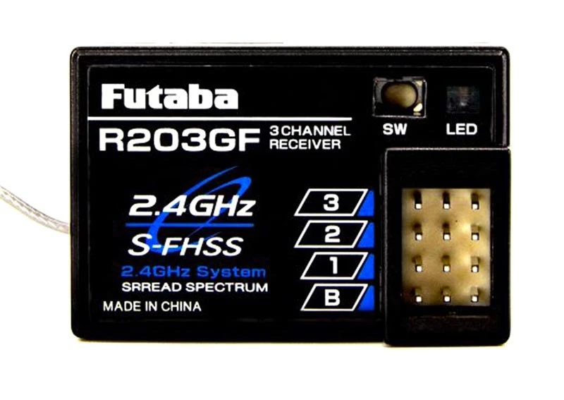 Futaba R203GF Empfänger 2,4 GHz S-FHSS 3-Kanal #01000500 - Bild 2 von 2