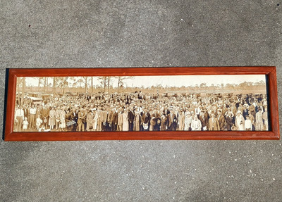 Historic Ground breaking of Tampa-St. Petersburg Railway Fuller 1926 Photograph