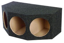 QPower BASS12 3 Hole 12" Sealed Car Subwoofer Enclosure Box 35 x 20.25 x 15