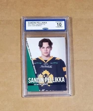 Graded Gem Mint 10 Rookie AXEL SANDIN PELLIKKA Detroit Red Wings