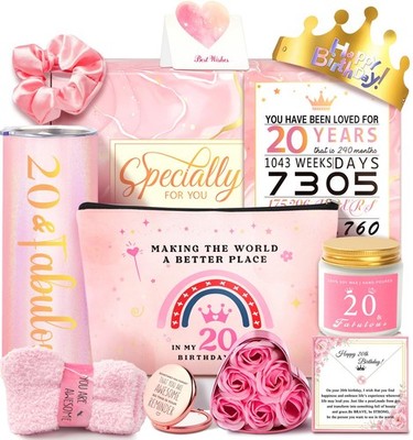 20th Birthday Gifts For 20 Year Old Girl Daughter Niece Sister Bestie Present