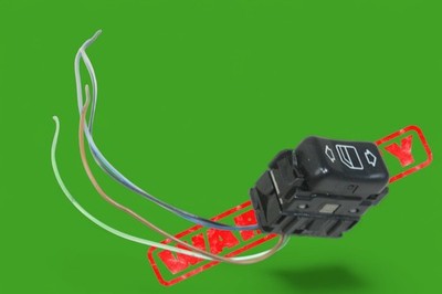 90-02 mercedes r129 sl320 300sl 500sl left driver side window control switch oem