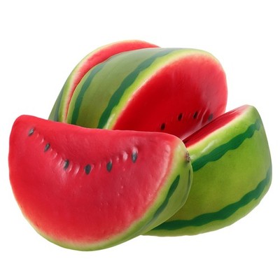 4 Pcs Künstliche Obst Eassermelone Wassermelonenverzierung Früchte