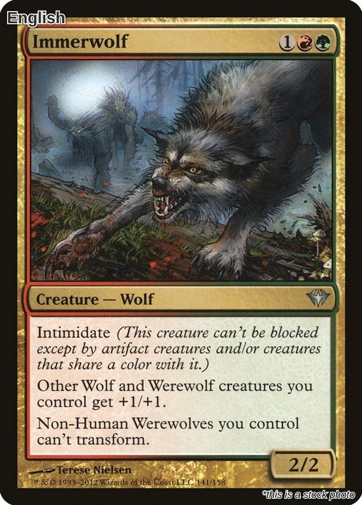 Magic Immerwolf 141 Uncommon Dark Ascension NM