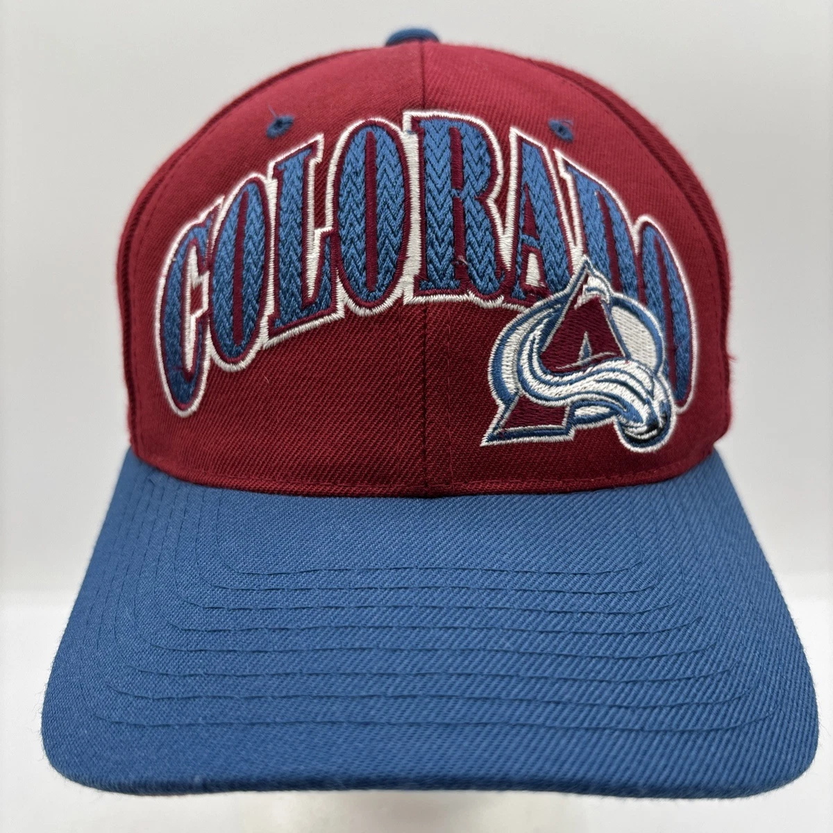 Casquette Vintage Starter Colorado Avalanche NHL - Années 90 - 6 Panneaux Laine - Bleue
