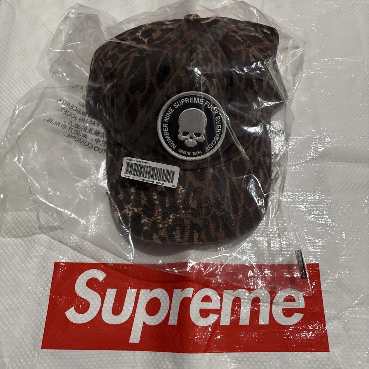 豹柄　Supreme Number (N)ine 6-Panel Leopard Buy Supreme x Number (N)Ine 6-Panel 'Leopard' - FW25H122 LEOPARD