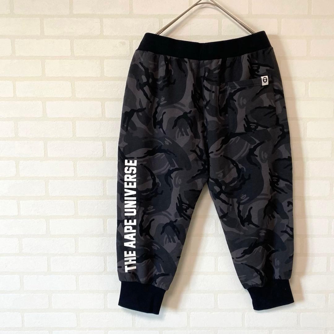 Unused Aape A Bathing Ape Camouflage Cropped Sweatpants black XS BA0226248 thumbnail 2