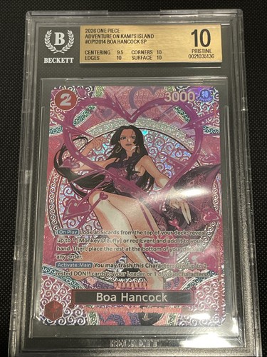 Boa Hancock (SP Card) graded BGS 10 for sale on eBay