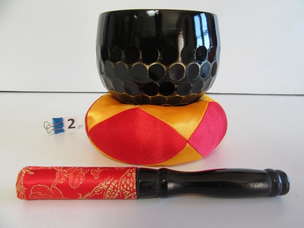 CAMPANA BUDISTA ZEN Ø 9 cm ORIN JAPONÉS TAZÓN DE CANTO RIN BELL (2)