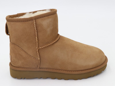 NEW 100% Authentic UGG Classic Mini II Women's Winter Ankle Boots Chestnut