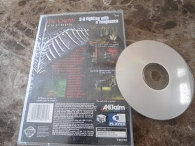 The Crow : City Of Angels Sega Saturn  CIB mositure damage on manual , tested wo