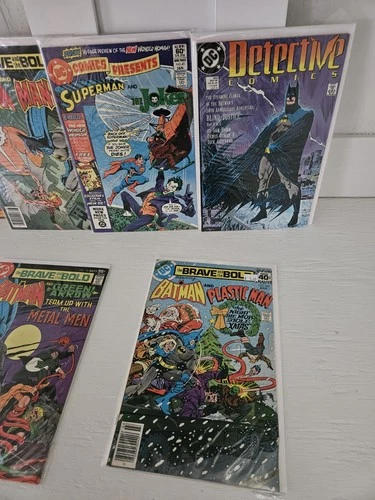 Lot of 15 Vintage Batman Comic books Please see pics