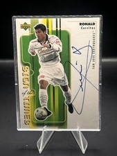 RONALD CERRITOS MLS SAN JOSE EARTHQUAKES UPPER DECK SIGN TIMES AUTOGRAPH CARD