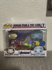 Funko Pop! in a box Exclusive Marvel Avengers Endgame Morgan Tony Stark 2 Pack