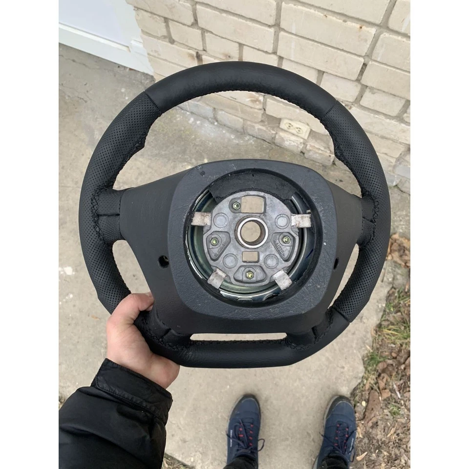 Volante fondo plano cuero mercedes-benz w163 ml430 ml320 ml350 Foto 3 de 4