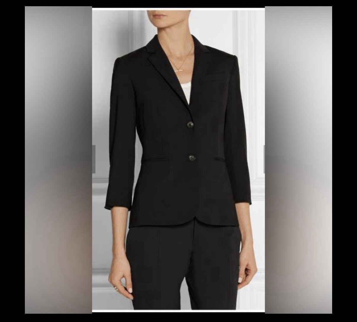 FILA The Row Essential Schoolboy blazer nero navy