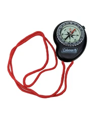 Coleman Compass with Degrees, LED Light, Lanyard, Hiking, Camping, Orienteer #C1