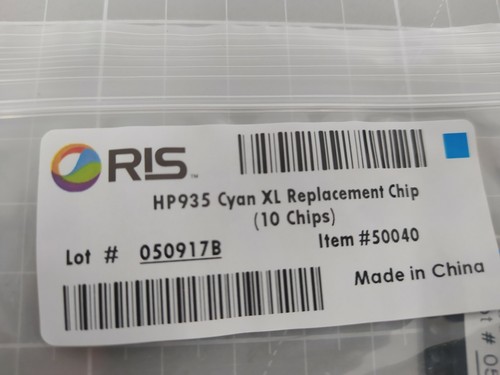 HP 935 Cyan XL Replacement Chip 10 Stück (4,50€/Stück) - Bild 2 von 3