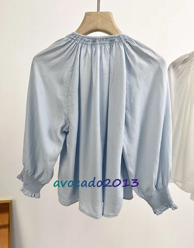 Brand New Rails Women Short Sleeve Light Blue Vintage Mariah Top Casual Shirt - Picture 6 of 8