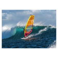 Windsurfer Reiten Welle Poster A3 42x29cm BLPA3P43 Surf Segel Brett Fotodruck