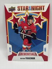 2019-20 Upper Deck Credentials 3rd Star of the Night #3S04 Matthew Tkachuk🔥