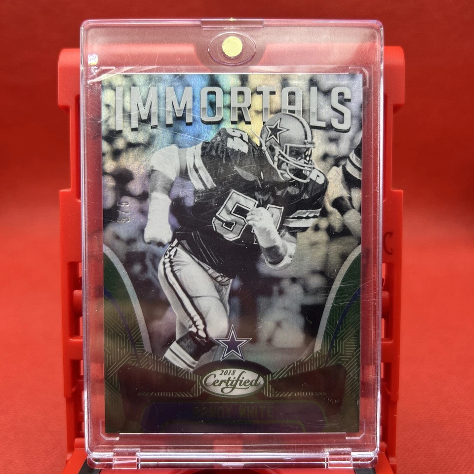 2018 Certified Immortals Mirror Green 5/5 Randy White #134 - Image 3 of 3