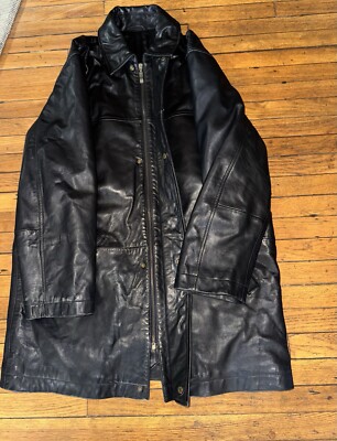 Marks & Spencer Men s Leather Jacket Size Large