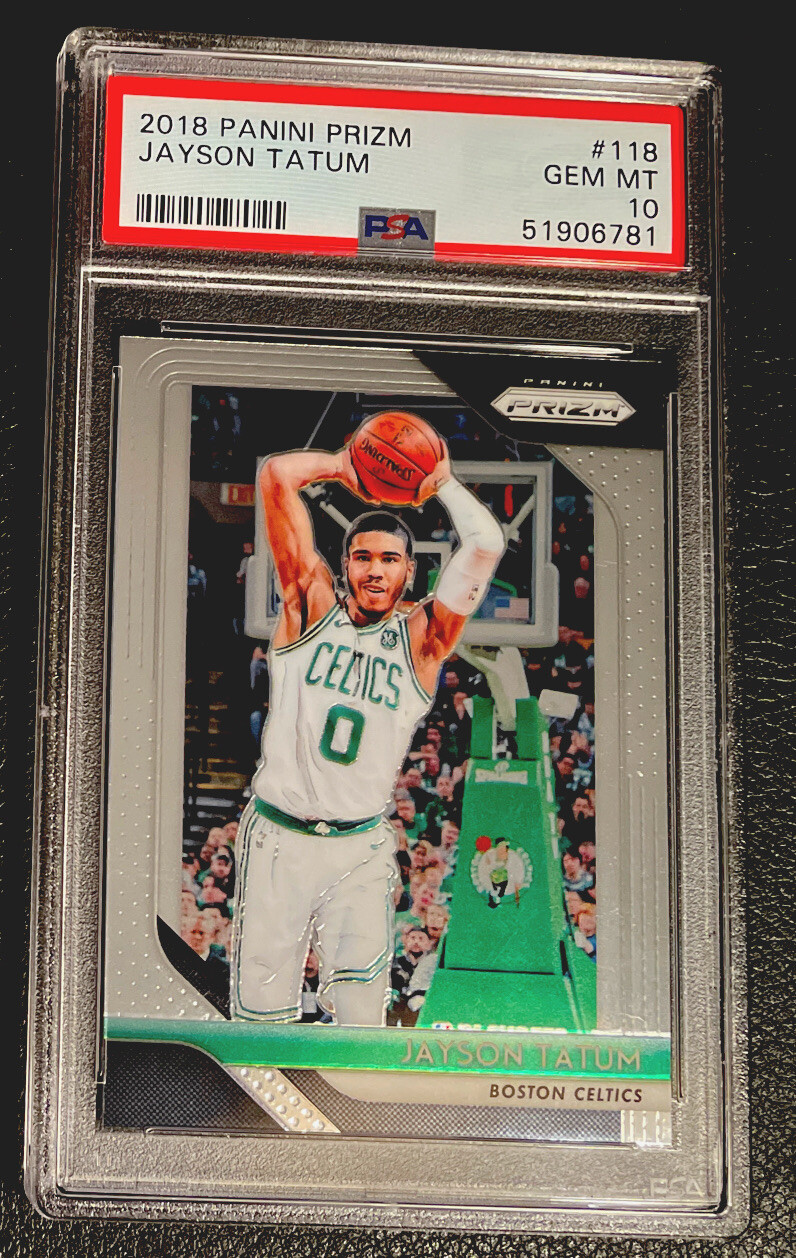 2018-19 Jayson Tatum Panini Prizm  #118 Celtics PSA 10 GEM MINT *JACARDS*