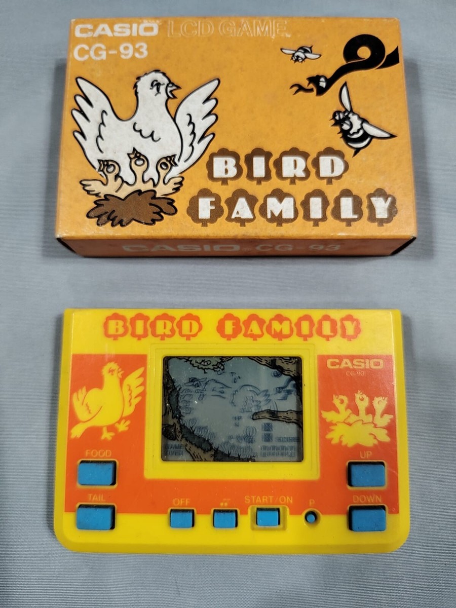 VERY RARE Vintage Casio Bird Family CG-93 Handheld Game with