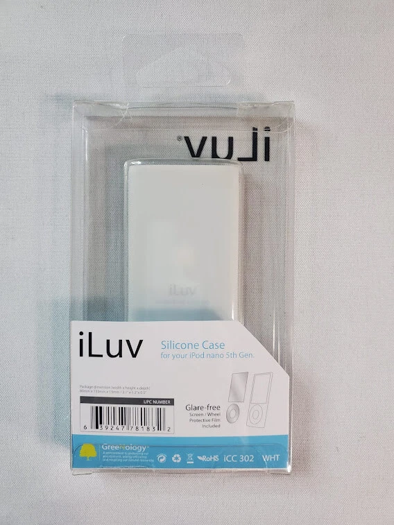 iLuv iCC302 White Silicone Soft Case for Apple iPod 5th Generation Nano - Image 2 of 2