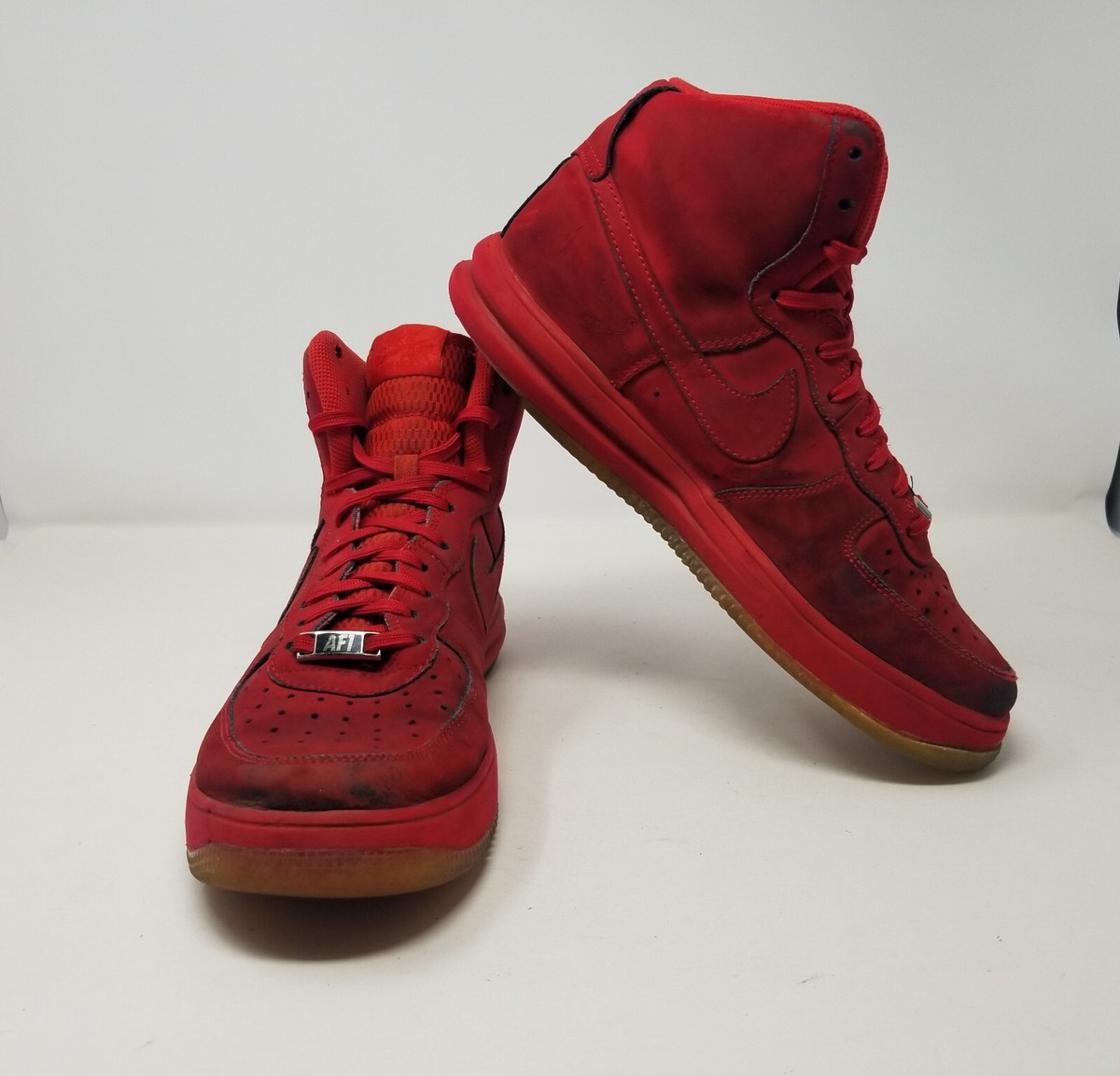 nike lunar force 1 high university red