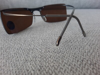 Silhouette Rimless Sunglasses Model 8606 Color Antique Gold  display picture 1