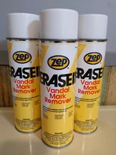 3-PACK Zep Erase II Heavy-Duty Vandal Mark Remover 16oz + FREE PRIORITY MAIL!