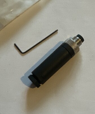 TURCK INA-Conn PicoFast 3 Wire Male Connector M8 Screw w/ Allen Wrench *NEW