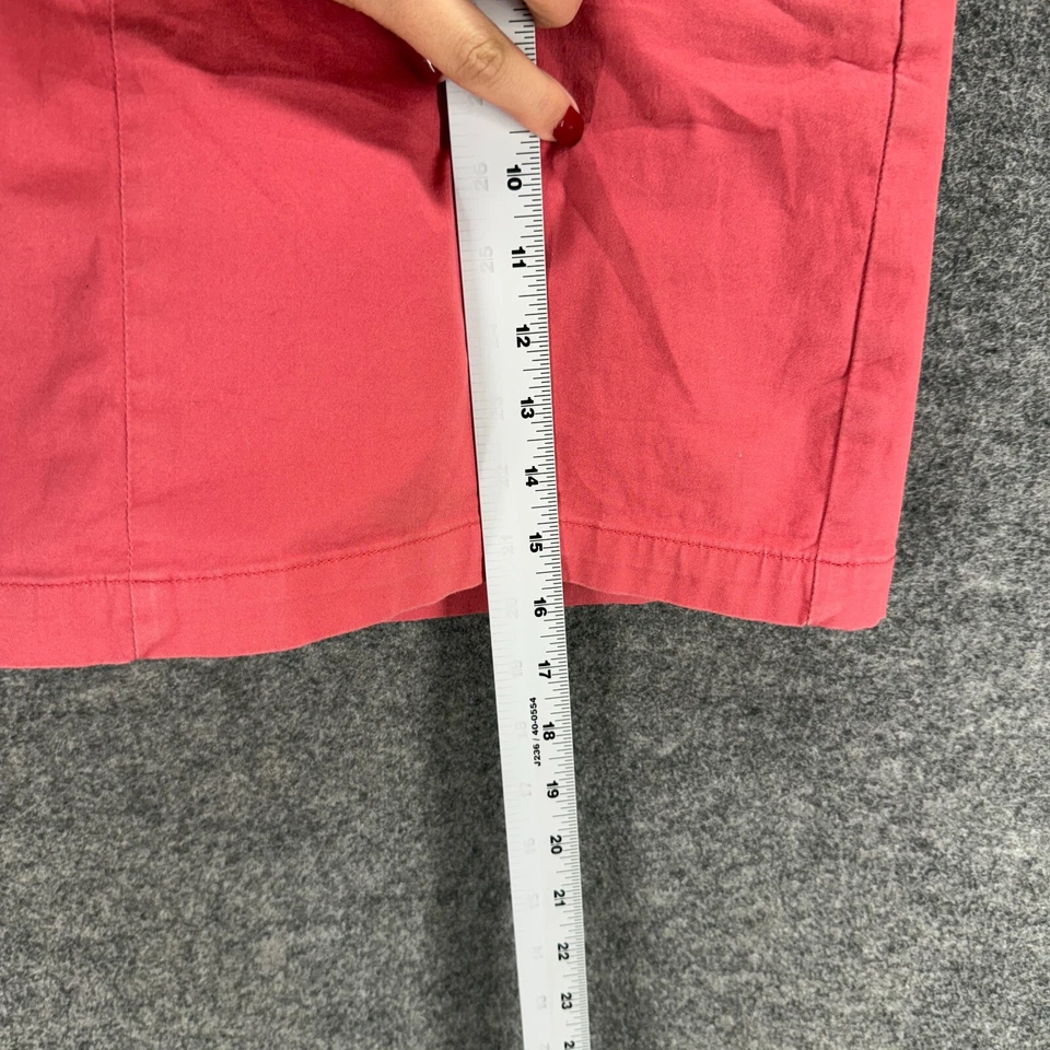 Sonoma Skort Mujer 6 Rosa Denim Lavado Medio Línea A Midi Tiro Medio Bolsillos Informal Foto 4 de 4