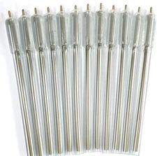 12 Pack - Flexible Rubber Transparent Ink Pen Prison Inmate Ink Pen Safety Pen