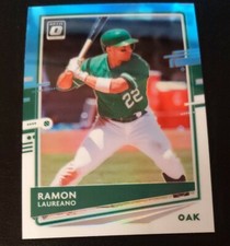 2020 Donruss Optic Ramon Laureano Carolina Blue & White Prizm #174