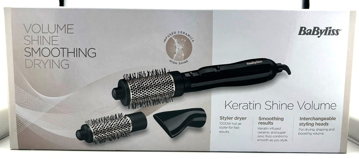 1000w Babyliss 2993ku Keratin Shine Volume Hot Air Styler BaByliss