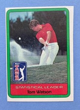 1982 Donruss Golf Tom Watson Statistical Leader PGA Tour