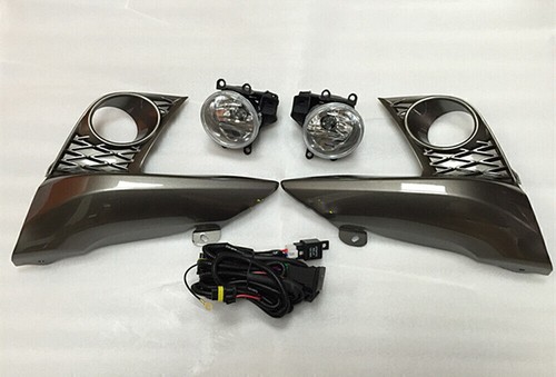 Front Bumper Bezel Halogen Fog Lights+Harness For LEXUS CT200H F Sport 2014-2017 - Picture 4 of 5