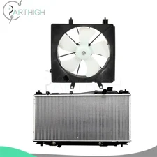 Radiator and Cooling Fan Assembly Car Electric For 2001 02 03-2005 Honda Civic