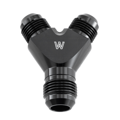 AN4 AN6 AN 8 AN10 AN12 Block Fuel Y Fitting Adapter For Oil/Fuel/Gas