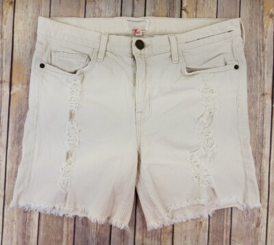 Current Elliott Denim Shorts Size 27 Anthropologie Cut Off Distressed B6