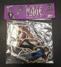 Vintage Matt Wagner MAGE The Hero Defined Magnet Set #1 (1997) Graphitti Designs