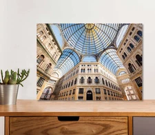 Old Architecture & Glass Arch 5mm thick Plastic Poster Ready to Hang 60x45cm