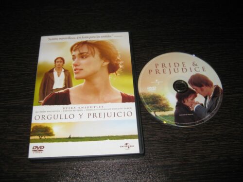 Pride Y Perjuicio DVD Keira Knightley Matthew Macfadyen Brenda Blethyn - Picture 1 of 1