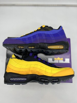 Nike Air Max 95 AM 95 NRG Lebron Lakers Yellow Purple Black CZ3624
