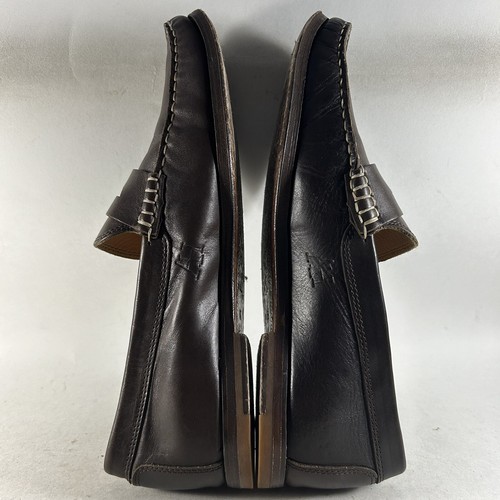 Austen Heller Men’s Leather Loafers Slip On Shoes Brown Size 8.5 - Picture 6 of 8